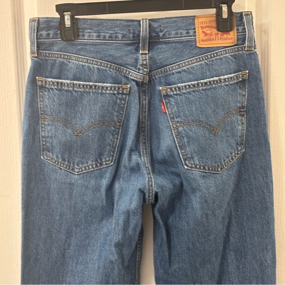 Levi's Low Pro Straight Leg Distressed Jeans size 27 - Picture 4 of 11